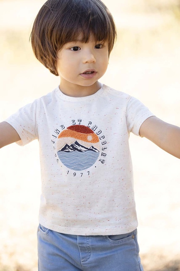 Tartine et Chocolat t-shirt dziecięcy pozostałe czerwony TY10031.104