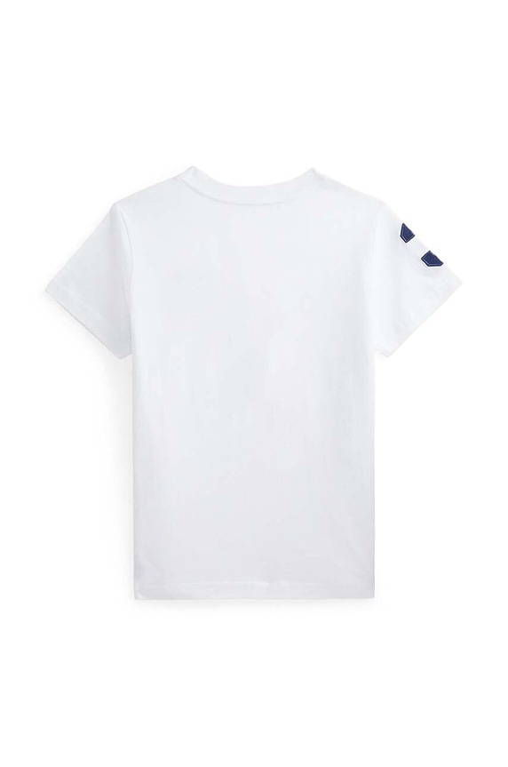 Polo Ralph Lauren tricou de bumbac pentru copii 322832907037 alb AW24