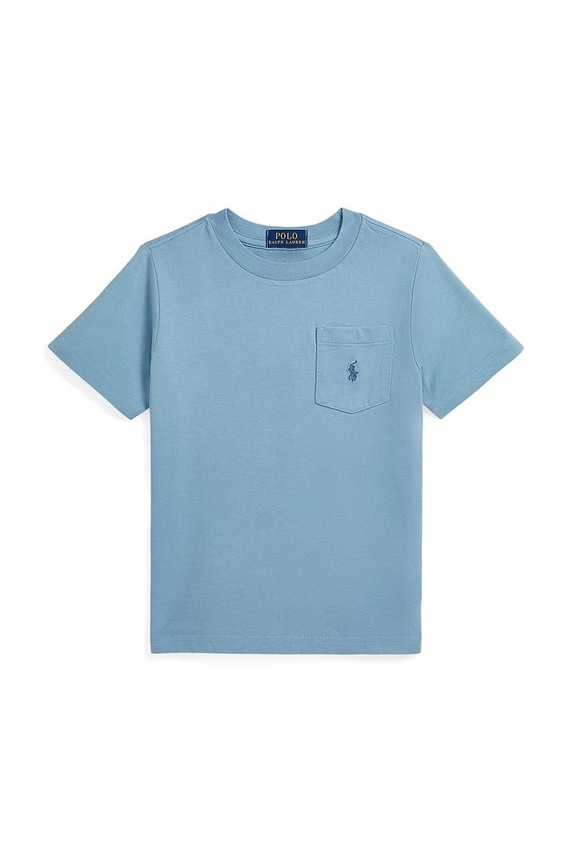 Polo Ralph Lauren gyerek pamut póló pamut kék 322942066004