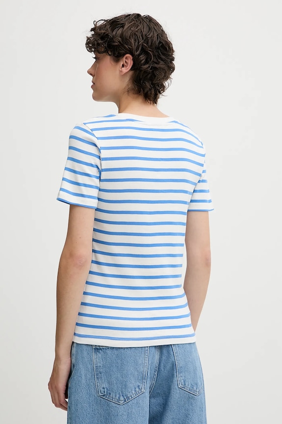 Tommy Hilfiger тениска дамска от памук WW0WW40584 бял AA00