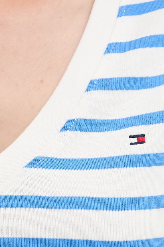 Tommy Hilfiger тениска дамска от памук бял WW0WW40584