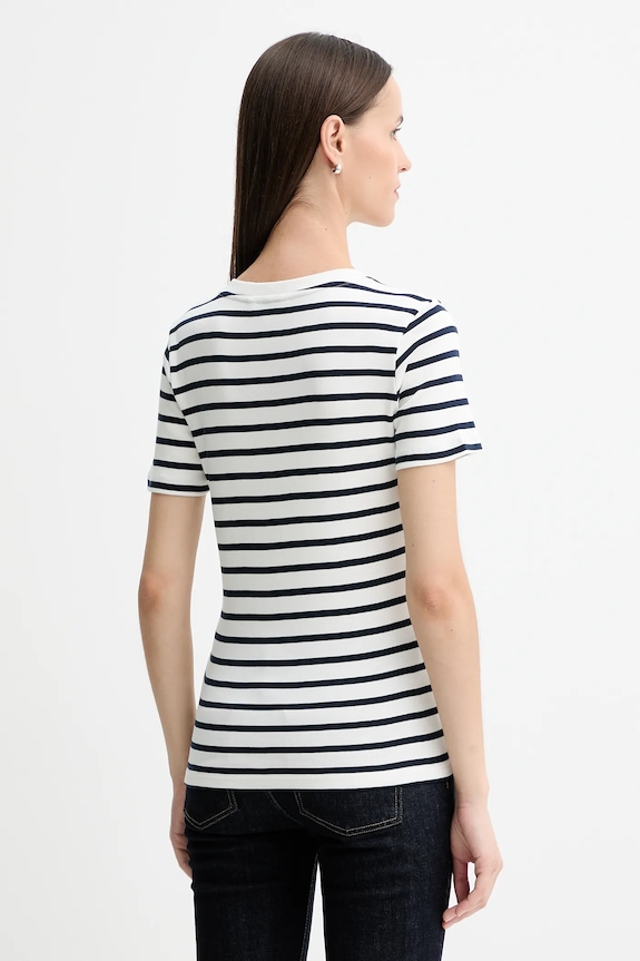 Odjeća Pamučna majica Tommy Hilfiger WW0WW40584 mornarsko plava