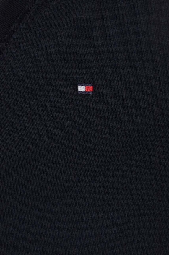 Ρούχα Tommy Hilfiger t-shirt γυναικείο βαμβακερό WW0WW40584 σκούρο μπλε