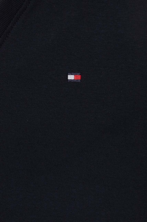 Oblečení Tommy Hilfiger tričko dámské bavlněné WW0WW40584 námořnická modř