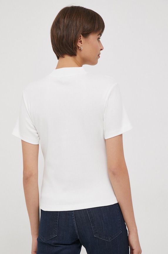 Oblečení Bavlněné tričko Tommy Hilfiger WW0WW40586 bílá