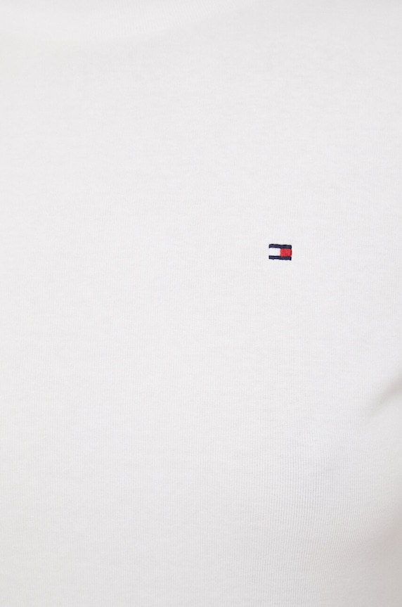 Bavlněné tričko Tommy Hilfiger WW0WW40586 bílá