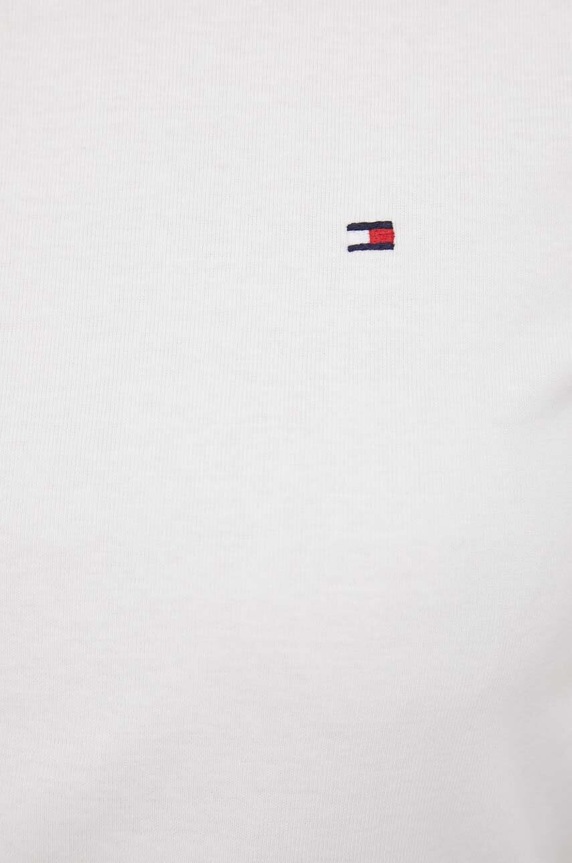 Tommy Hilfiger T-shirt damski bawełniany WW0WW40587 biały