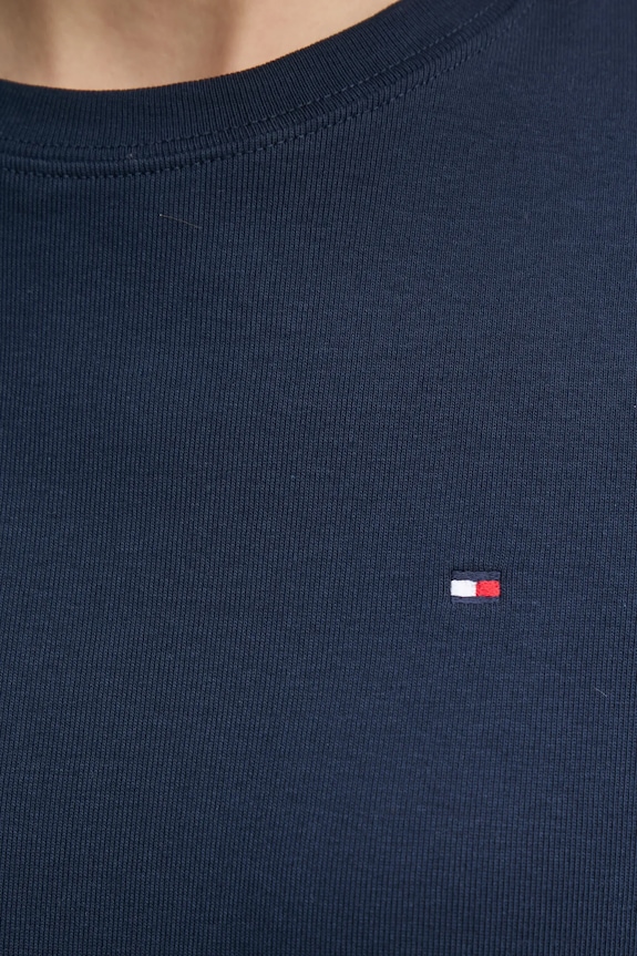 Tommy Hilfiger tricou de damă din bumbac WW0WW40587 bleumarin