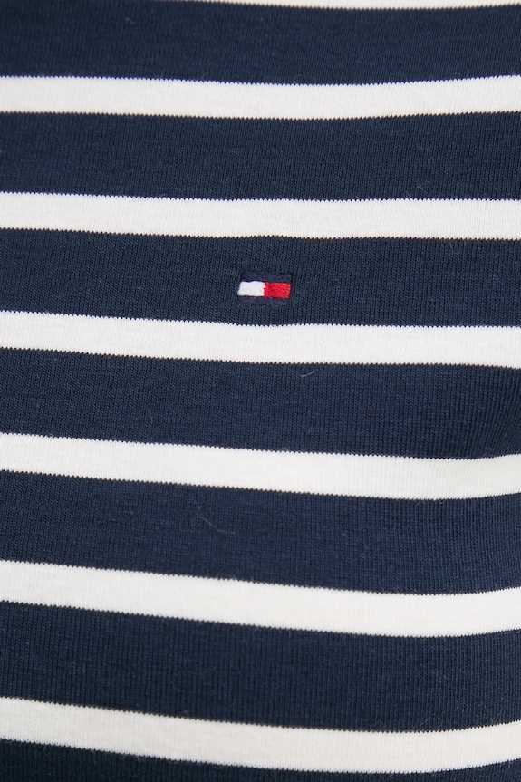 Tommy Hilfiger tričko dámske bavlnené WW0WW40587 tmavomodrá