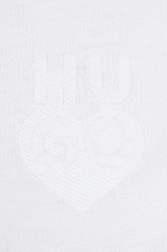 Pamučna majica HUGO 50517496 bijela