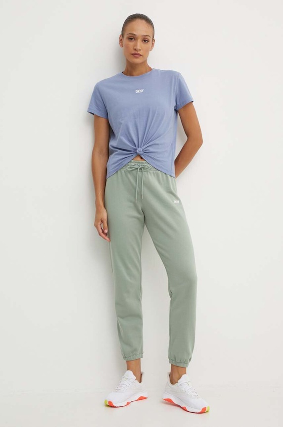 Dkny t-shirt in cotone DP3T8521 blu SS24