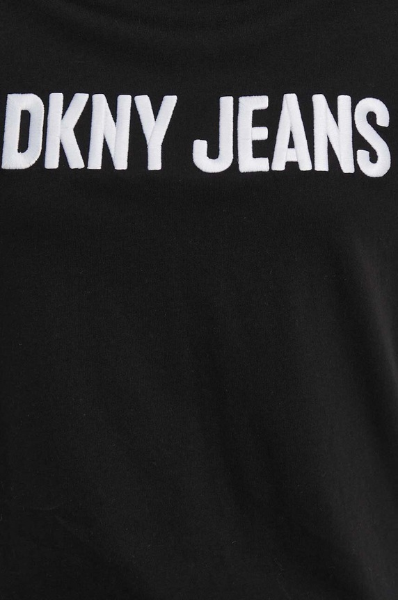 Μπλουζάκι DKNY E31FUDNA μαύρο