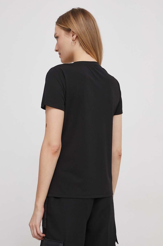 Ρούχα Μπλουζάκι DKNY P3JHXDNA μαύρο