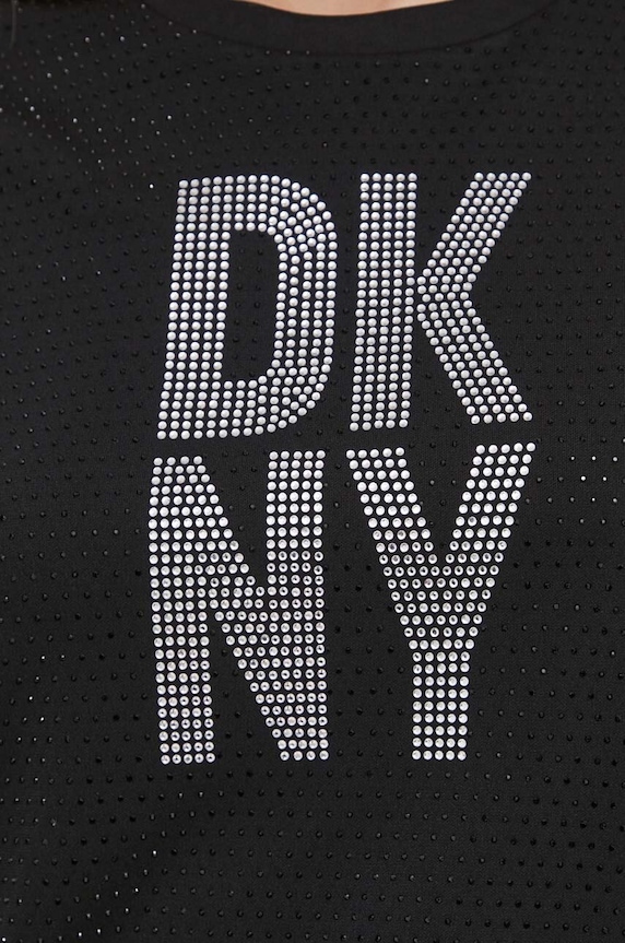Μπλουζάκι DKNY P3JHXDNA μαύρο