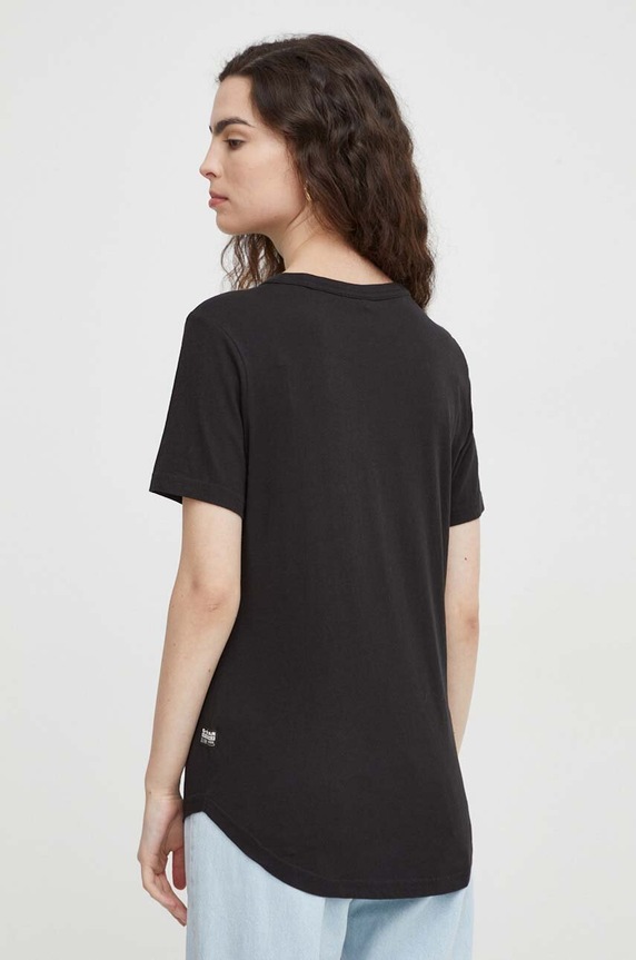 Odzież G-Star t-shirt bawełniany D24216.4107 czarny