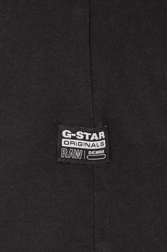 G-Star t-shirt bawełniany D24216.4107 czarny