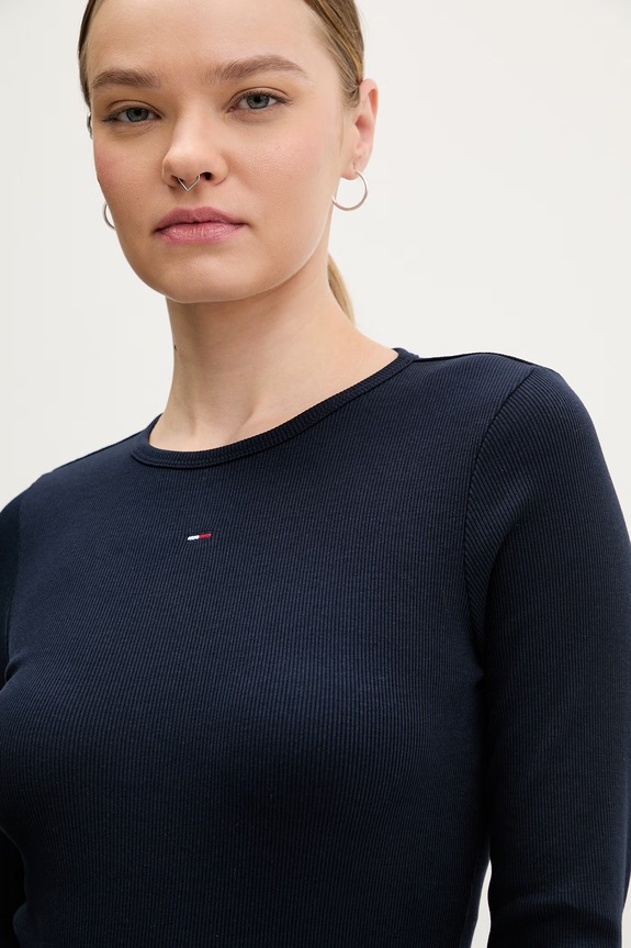 Majica z dolgimi rokavi Tommy Jeans 2-pack DW0DW17716