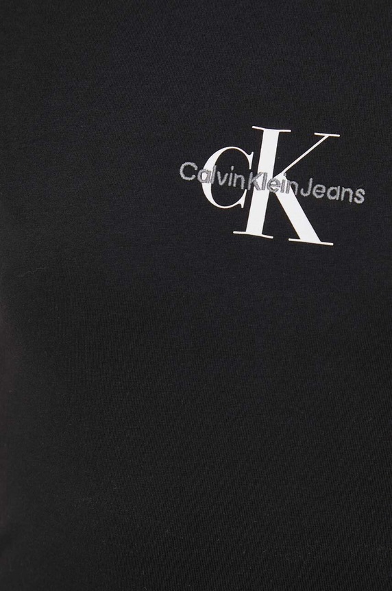 Bavlnené tričko Calvin Klein Jeans čierna J20J222564