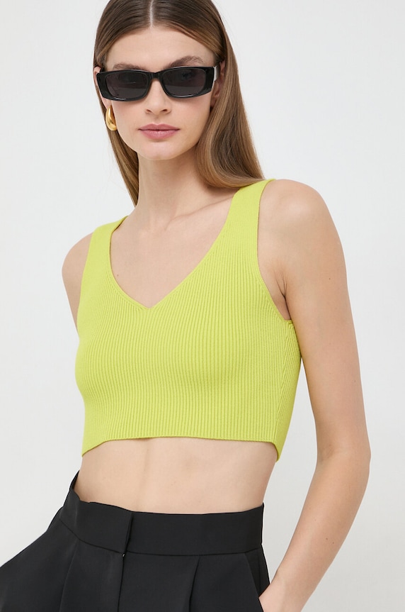 Twinset top pozostałe żółty 241TP3514