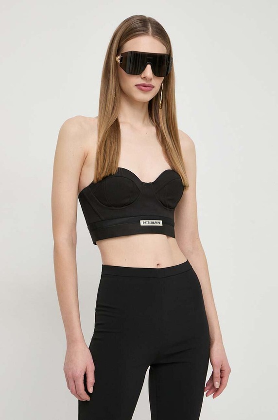 Patrizia Pepe top czarny 8C0676.A375
