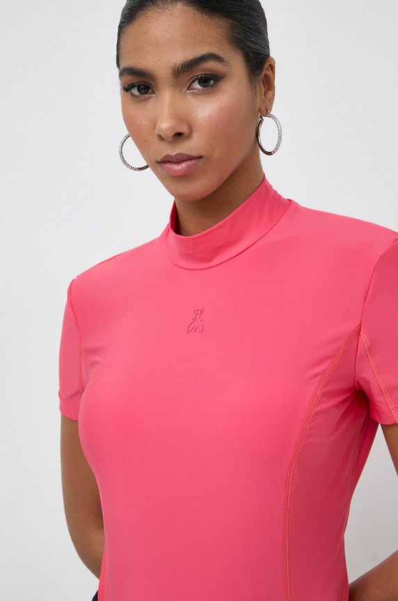 Patrizia Pepe t-shirt z elastanem różowy 8M1555.J011