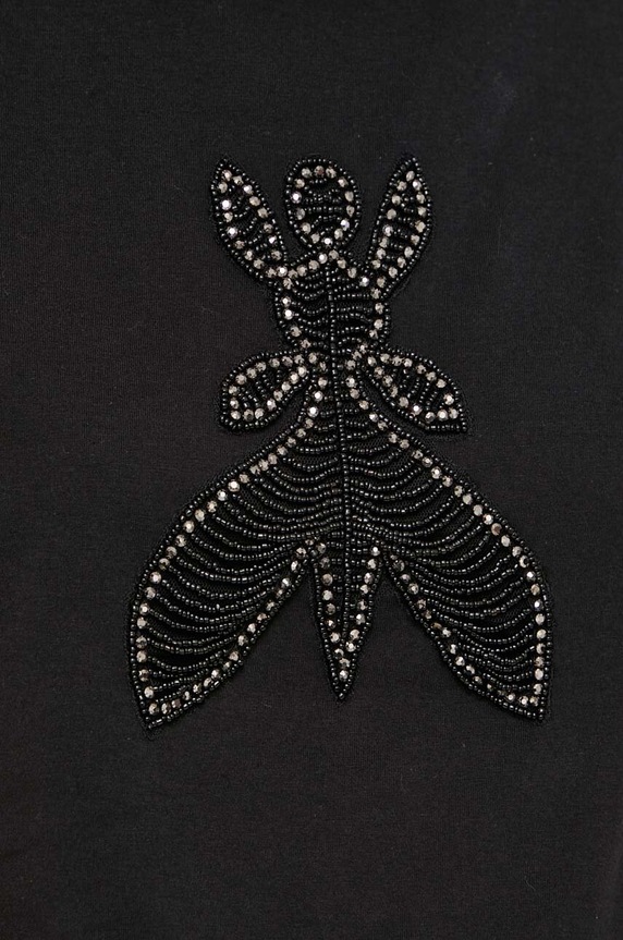 Patrizia Pepe t-shirt bawełniany 8M1599.J043 czarny