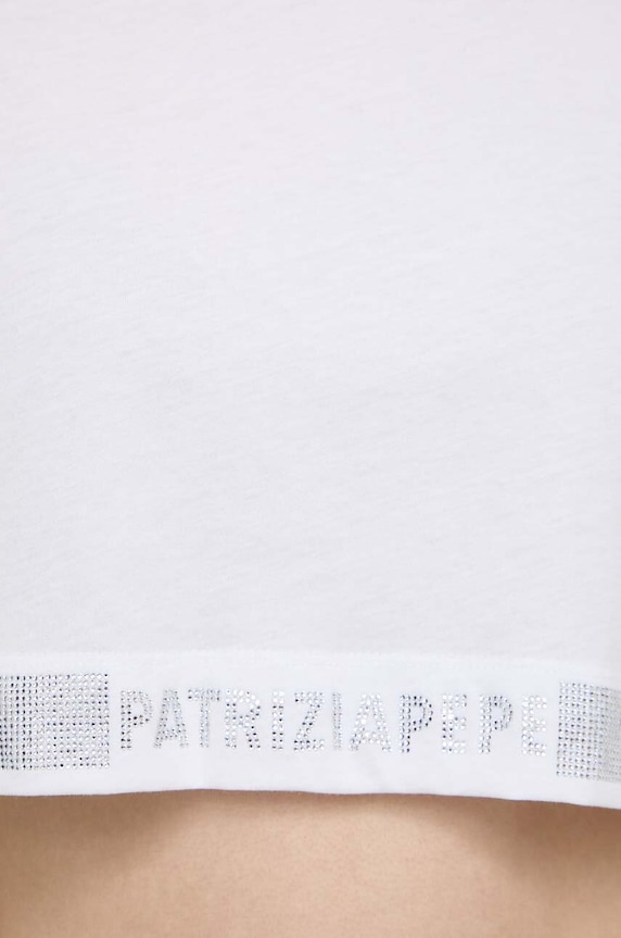 Bavlnené tričko Patrizia Pepe 8M1613.J089 biela