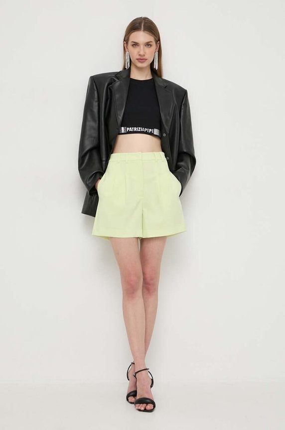 Patrizia Pepe t-shirt bawełniany 8M1613.J089 czarny AA00