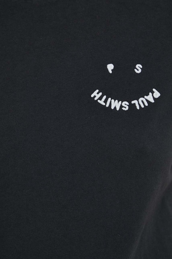 PS Paul Smith pamut póló W2R.G799E.M21154 fekete