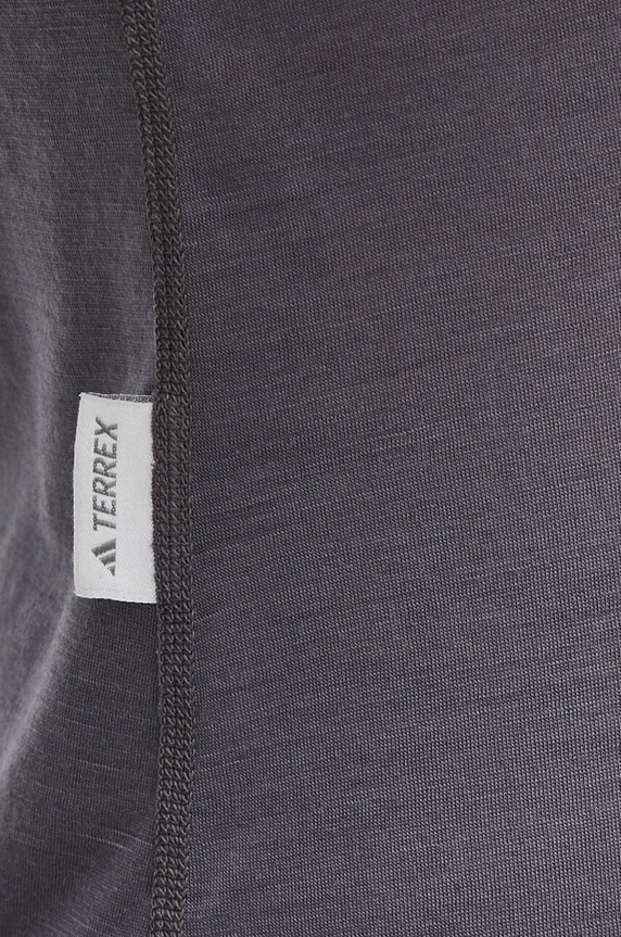 Funkční tričko adidas TERREX Xperior Merino 150 šedá HZ8550