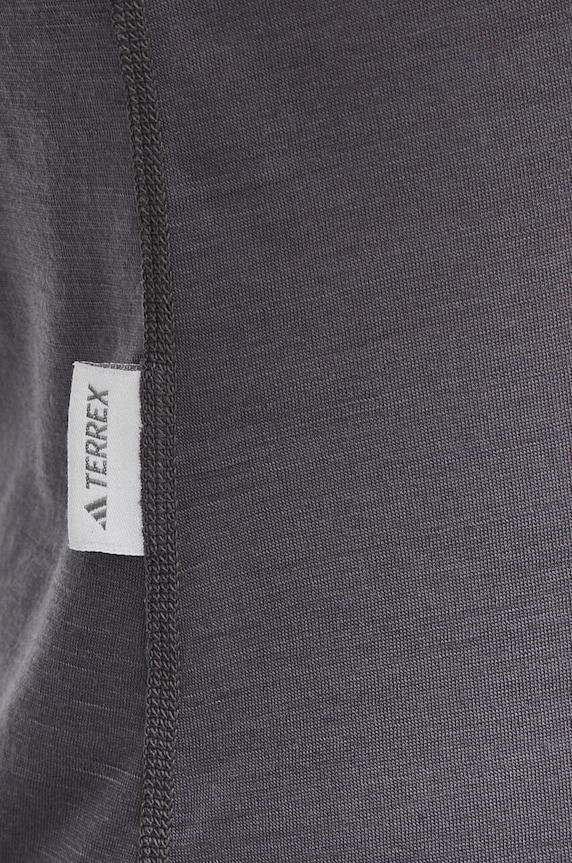 Funkční tričko adidas TERREX Xperior Merino 150 šedá HZ8550
