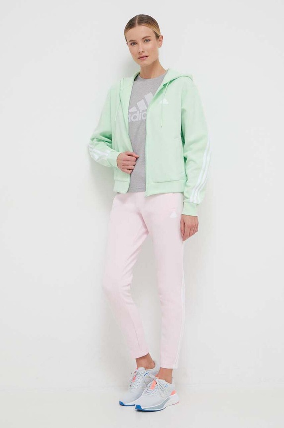 adidas t-shirt IC0501 szary SS24