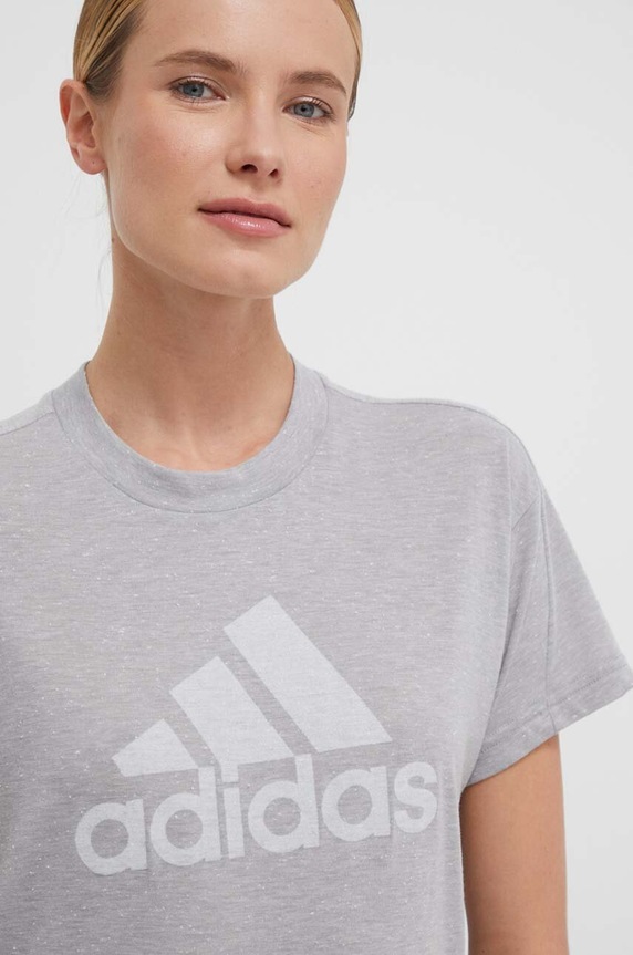 adidas t-shirt szary IC0501