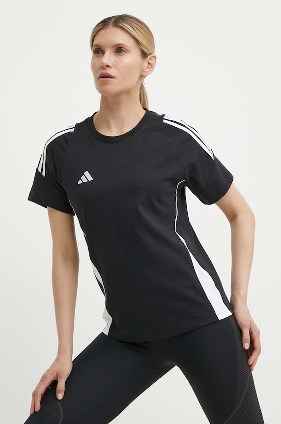 Тениска adidas Performance Tiro 24 щампа черен IJ9955