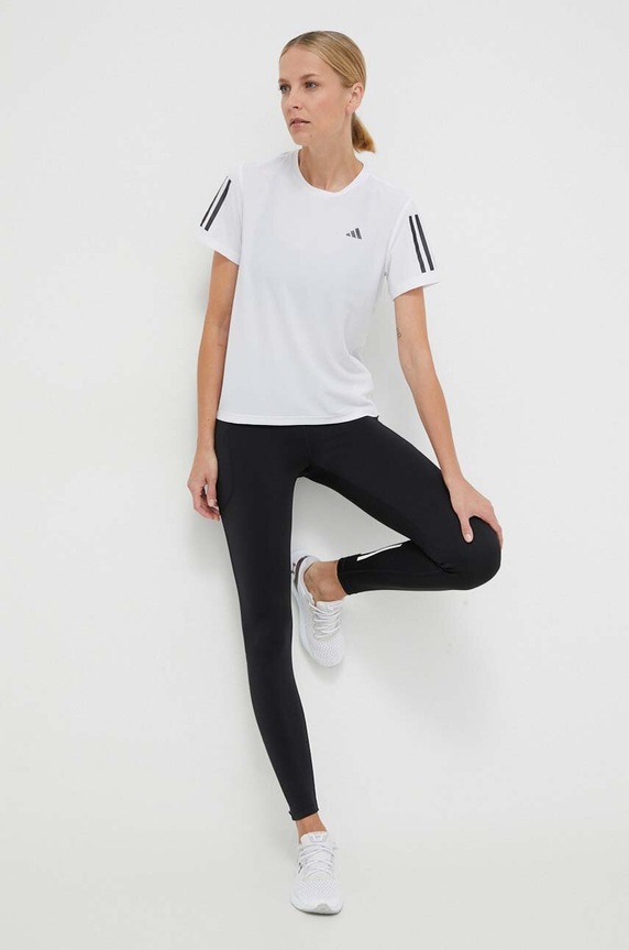 adidas Performance futós póló Own the Run IK7442 fehér SS24