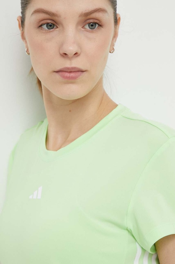 adidas Performance tricou de antrenament Hyperglam verde IM8784