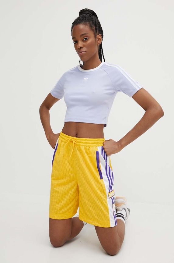 Μπλουζάκι adidas Originals IP0658 μωβ SS24