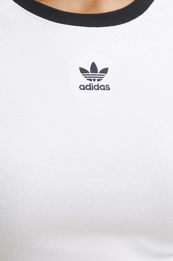 Тениска adidas Originals 3-Stripes IP0662 бял