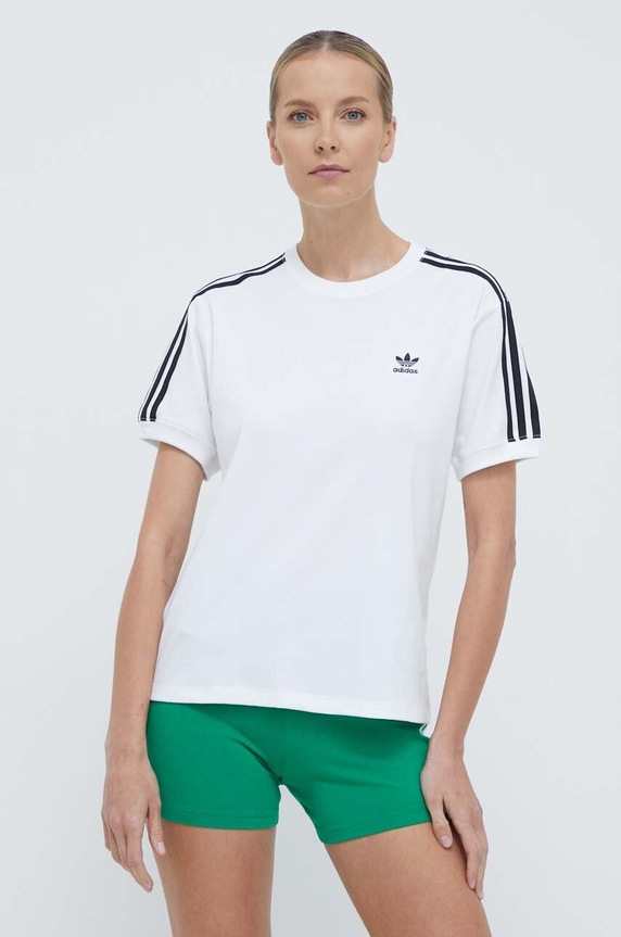 Μπλουζάκι adidas Originals 3-Stripes Tee λευκό IR8051