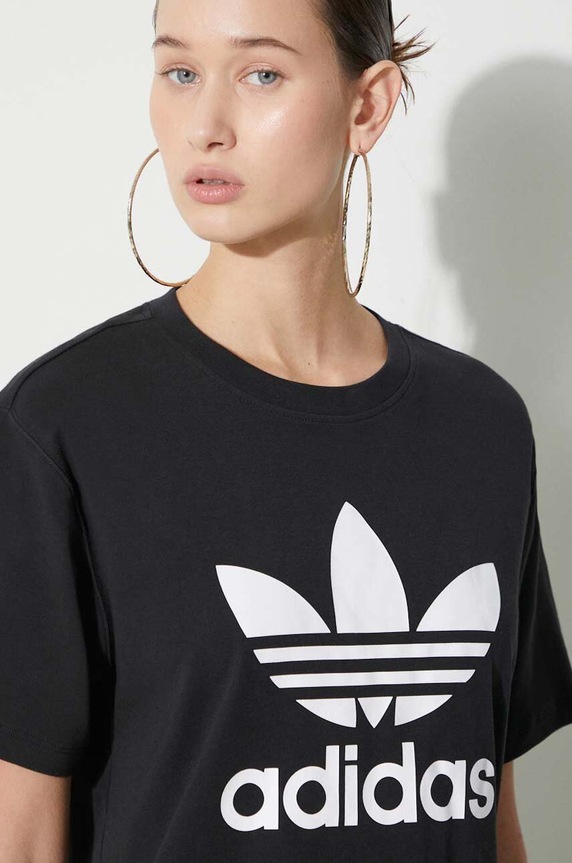 adidas Originals t-shirt Trefoil IR9533 czarny