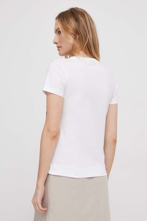 Odzież Joop! t-shirt bawełniany 30040352 beżowy