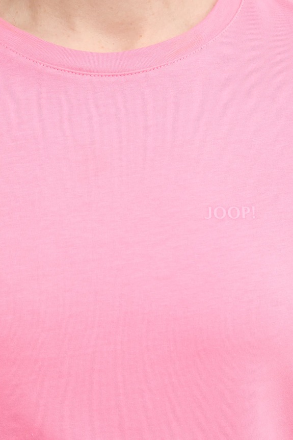 Βαμβακερό μπλουζάκι Joop! 30040352 ροζ