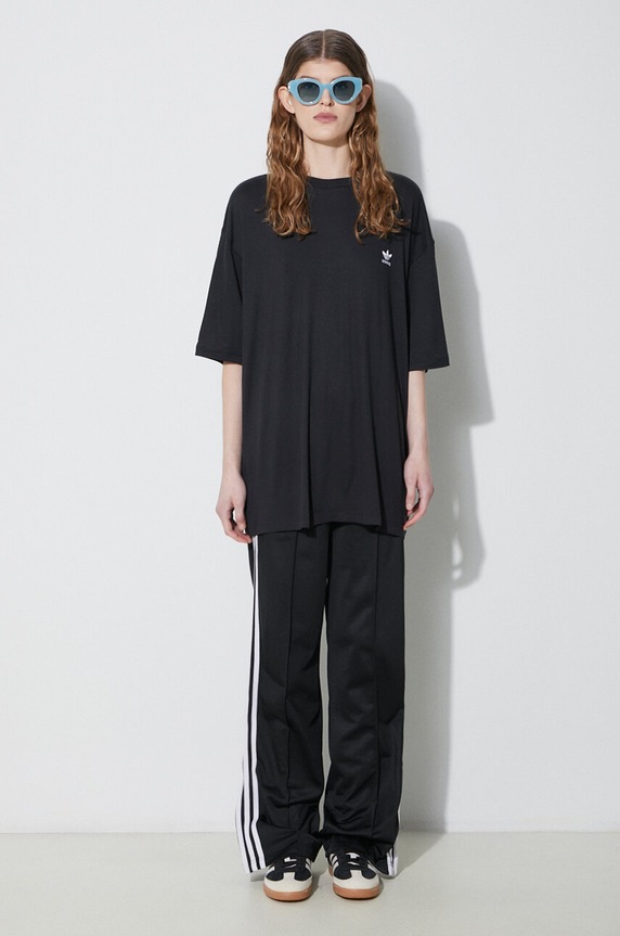 adidas Originals t-shirt Trefoil IU2408 czarny SS24