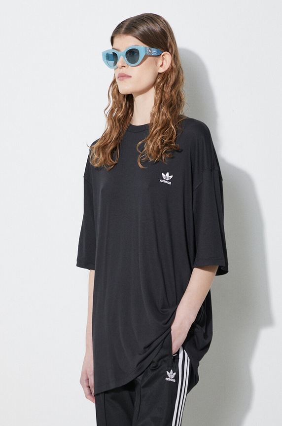 adidas Originals t-shirt Trefoil czarny IU2408
