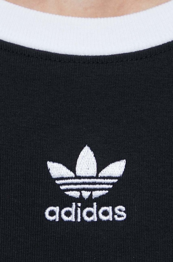 Μπλουζάκι adidas Originals 3-Stripes Baby Tee IU2532 μαύρο