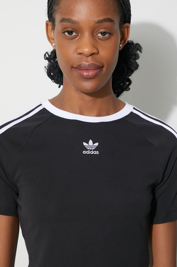 adidas Originals t-shirt 3-Stripes Baby Tee IU2532 black