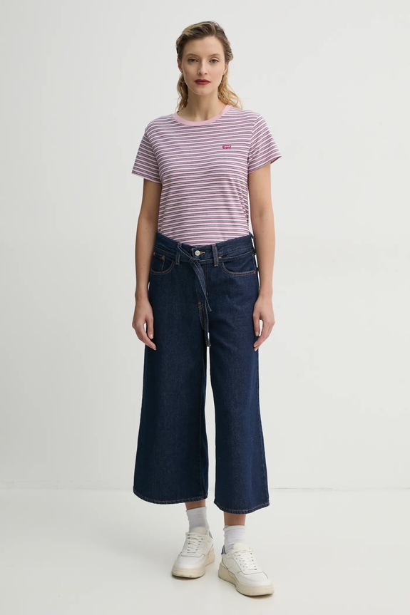 Levi's t-shirt bawełniany 39185 różowy AA00