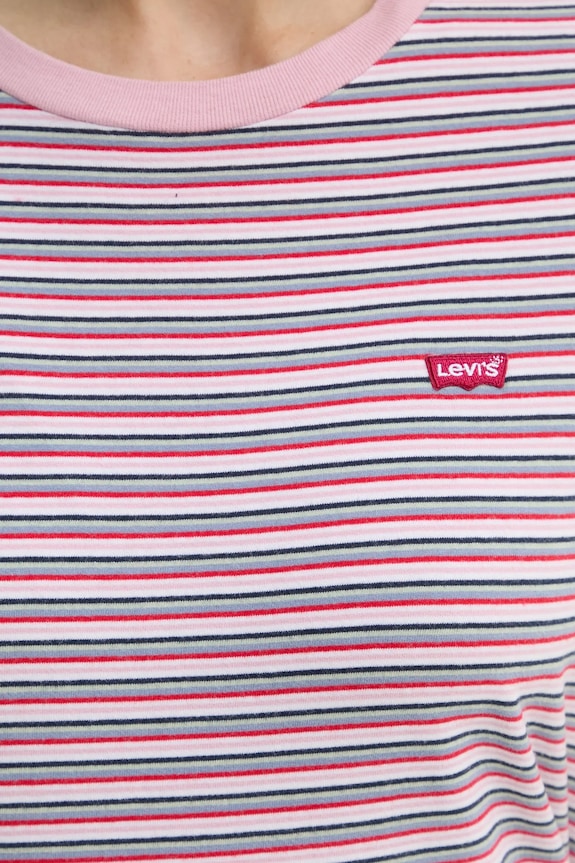 Levi's t-shirt bawełniany 39185 różowy