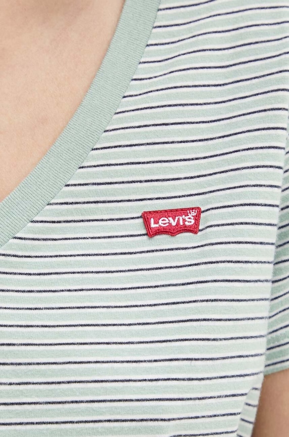 Levi's tricou din bumbac 85341 verde