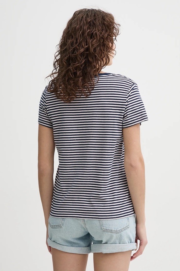 Oblačila Bombažna kratka majica Levi's 85341 mornarsko modra